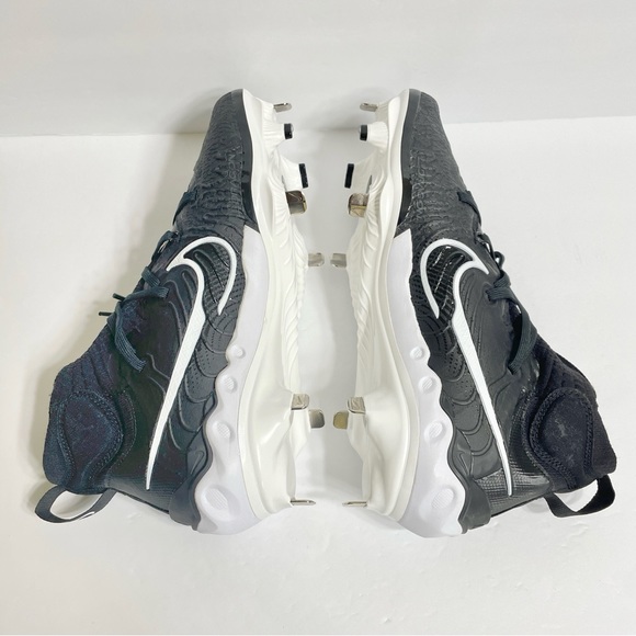Nike Alpha Huarache NXT Baseball Cleats DJ6517-001 Black Blue Tint - Picture 3 of 6